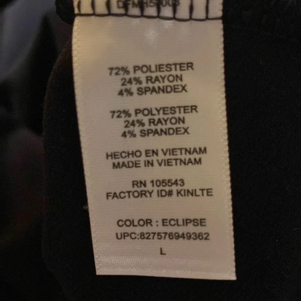 White House Black Market Navy LS Knit A-line w/btns Long Sleeve Dress  12 NWT - Picture 10 of 11